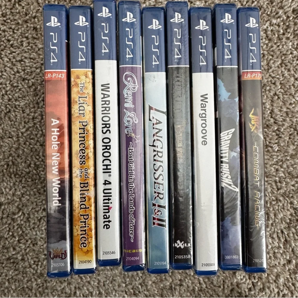 NEW PS4 9 Game Bundle Langrisser, Jak X, Gravity Rush,RemiLore, Orochi 4, more - Picture 3 of 16